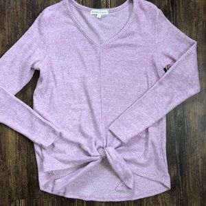 Purple Knotted Top